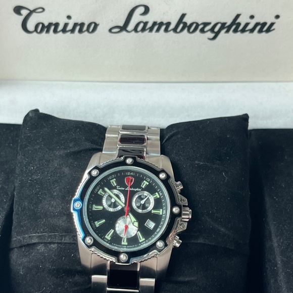 tonino lamborghini chronograph men.s wristwatch